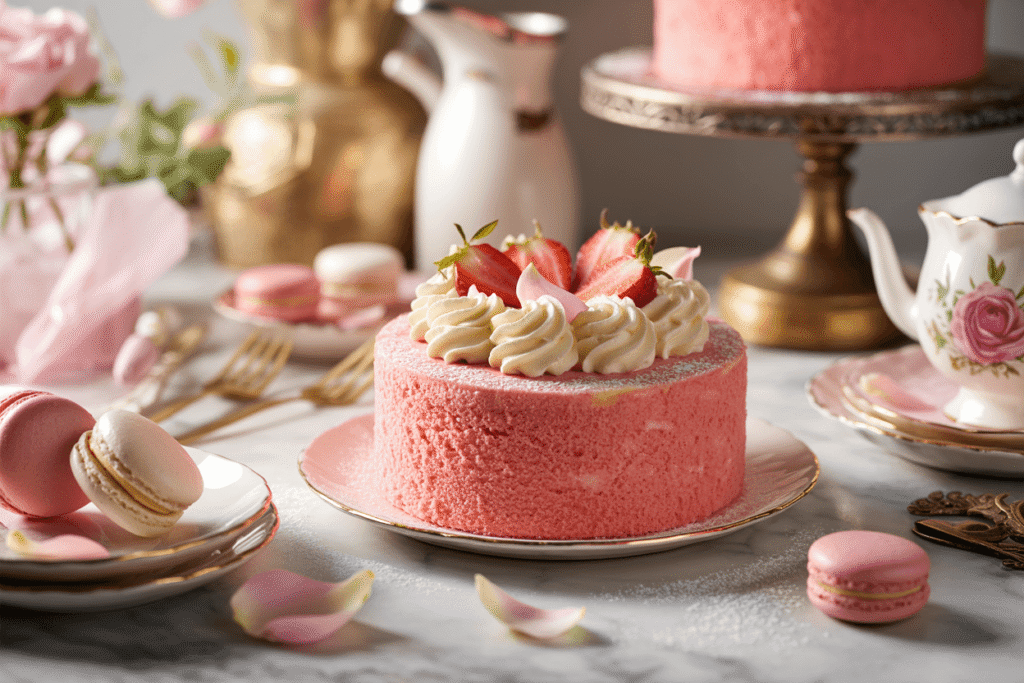 Gâteau Rose : 3 Ingrédients Secrets pour Plus de Saveur
