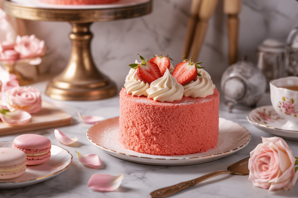 Gâteau Rose : 3 Ingrédients Secrets pour Plus de Saveur