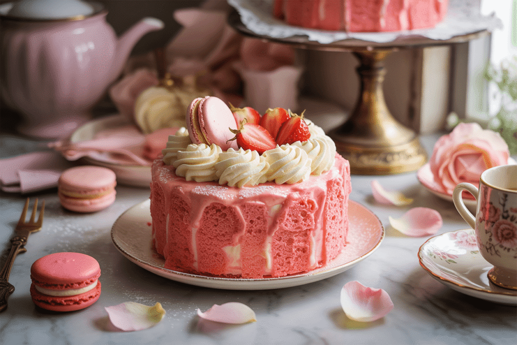 Gâteau Rose : 3 Ingrédients Secrets pour Plus de Saveur