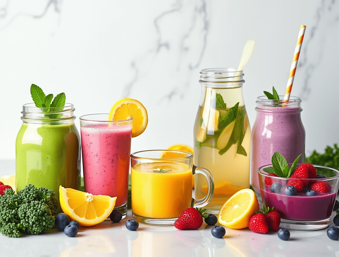 Boissons saines : 5 recettes faciles et rapides