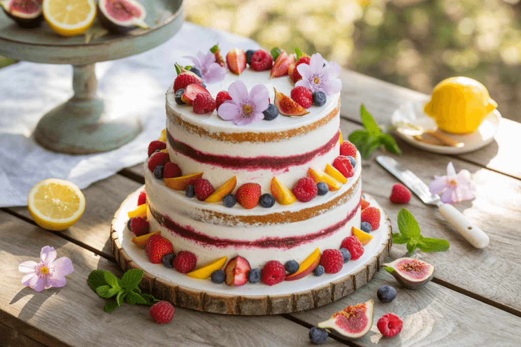 Gâteau d'Anniversaire Été Gemini : Fraîcheur & Élégance en 3 Étapes !