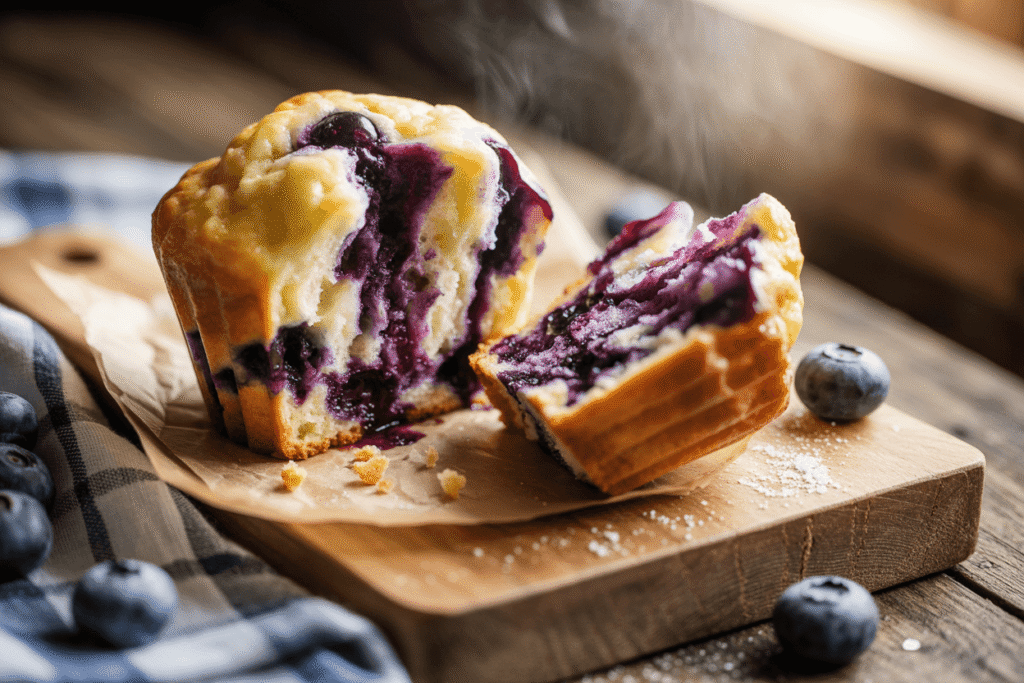 Muffins aux myrtilles : La meilleure recette moelleuse en 5 étapes