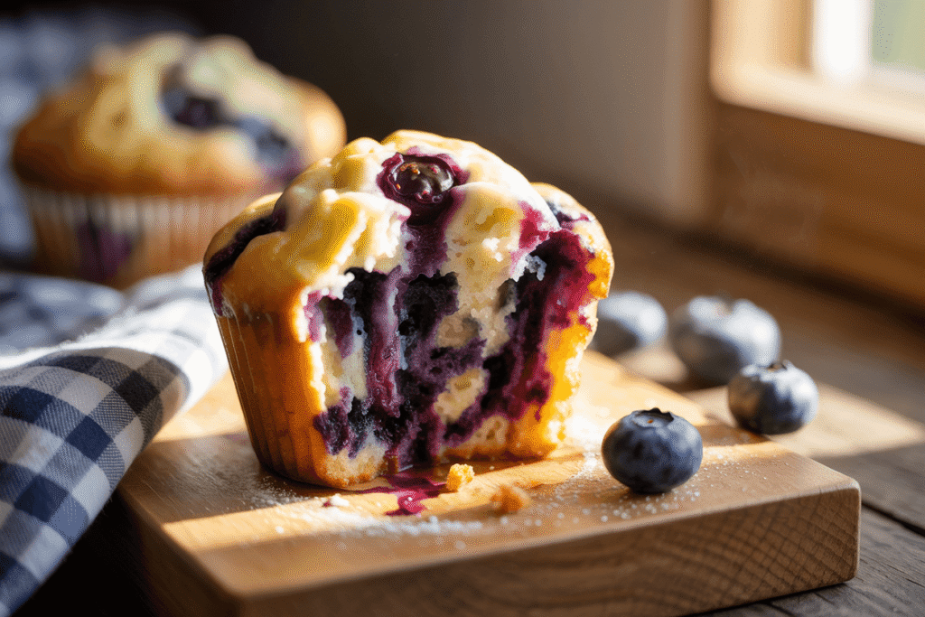 Muffins aux myrtilles : La meilleure recette moelleuse en 5 étapes