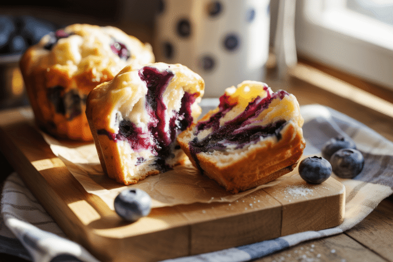 Muffins aux myrtilles : La meilleure recette moelleuse en 5 étapes