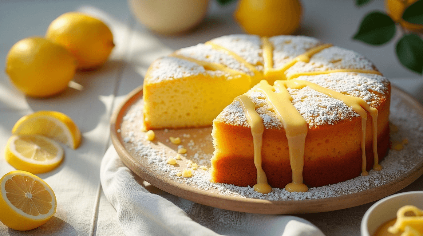 Here’s a detailed, visually rich prompt for Kreai AI to generate a stunning image of your *Gâteau au Citron*: --- **Prompt:** *"Create a bright, inviting food photography-style image of a perfect 'Gâteau au Citron' (French lemon cake). The scene should feature:* 1. **Central Focus:** - A golden, rustic lemon cake with a cracked top, dusted with powdered sugar - Visible moist crumb texture in a sliced portion - Drizzled lemon glaze dripping down the sides 2. **Styling Details:** - Fresh lemon slices and zest curls artfully placed around the cake - A vintage cake stand on a light linen tablecloth - Sunlight streaming through a nearby window, creating soft shadows 3. **Color Palette:** - Warm yellows (cake), vibrant citrus tones (lemons), and neutral whites (linen) - Subtle green accents (lemon leaves or fresh mint) 4. **Mood & Composition:** - Cozy, homemade aesthetic with professional polish - Shallow depth of field to highlight cake texture - 3/4 overhead angle to showcase glaze and height *Technical Notes:* - Resolution: 8K for crisp details - Aspect ratio: 4:5 (Instagram-optimized) - Style: Realistic food photography with a touch of rustic charm *Avoid:* - Overly saturated colors - Artificial-looking props - Harsh shadows or reflections **Bonus Variations:** - *'Summer Brunch' version:* Add a teacup and berries nearby - *'Bakery Display' version:* Show multiple mini lemon cakes on a wooden board" --- This prompt ensures Kreai AI generates an image that’s: ✅ **Appetizing** – Highlights texture and freshness ✅ **SEO-friendly** – Uses descriptive terms like "moist crumb" and "drizzled glaze" ✅ **Versatile** – Works for blogs, Pinterest, or Instagram *Tip:* For a more "French patisserie" vibe, add "macarons in the background" to the prompt.
