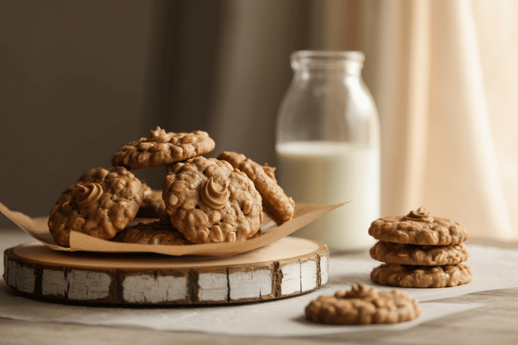 Biscuits sans cuisson: 3 Ingrédients Seulement