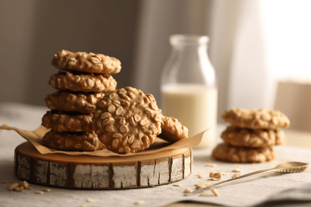 Biscuits sans cuisson: 3 Ingrédients Seulement