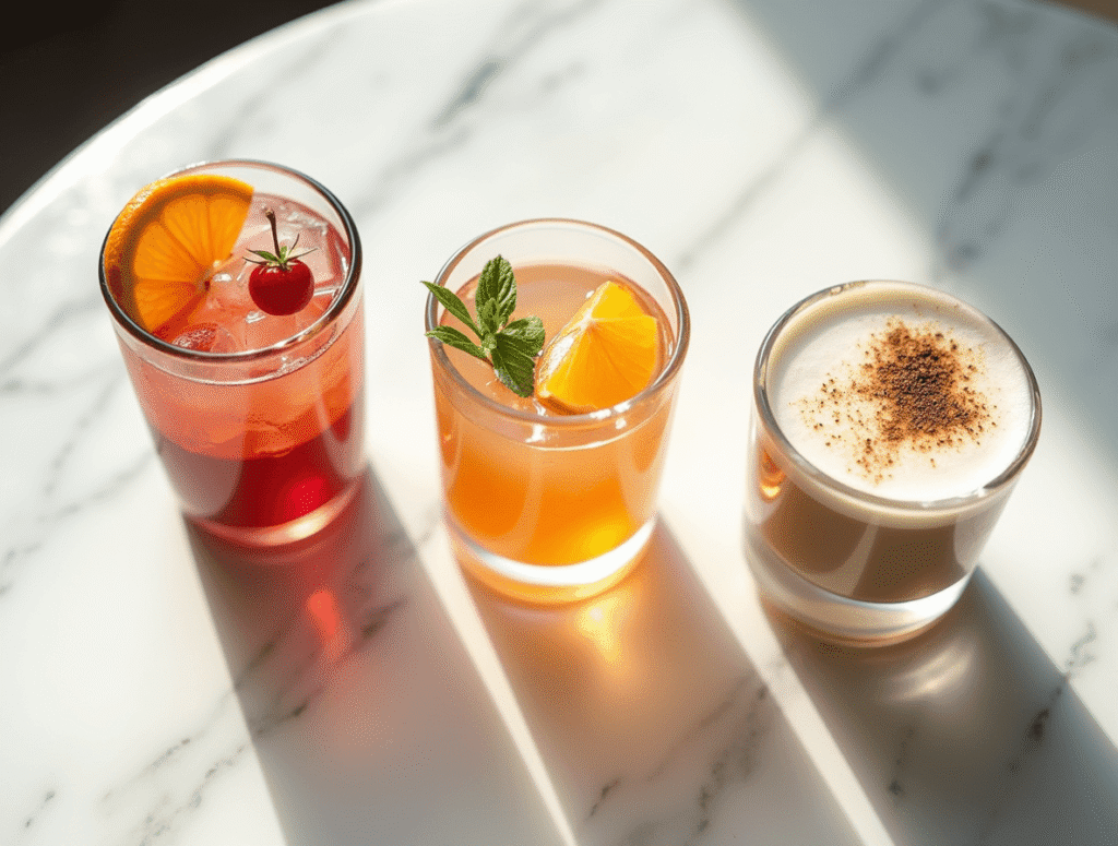L'esthétique des boissons : 3 styles tendance