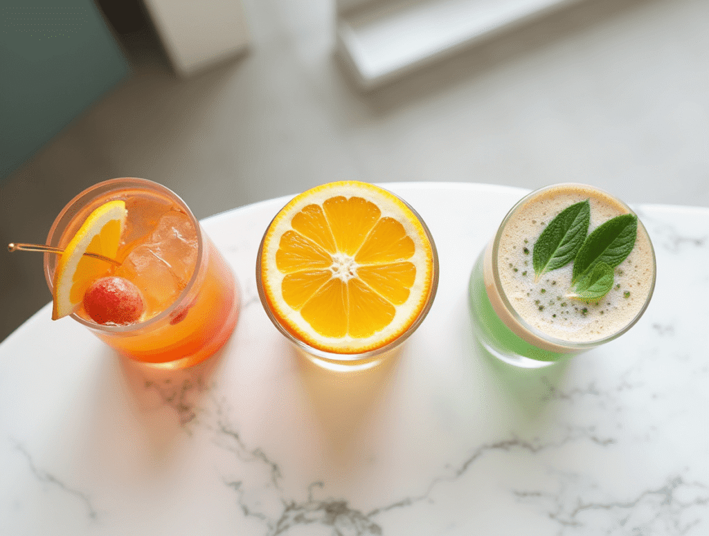 L'esthétique des boissons : 3 styles tendance