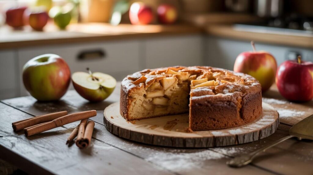 Gâteau aux pommes santé : La recette facile en 5 ingrédients