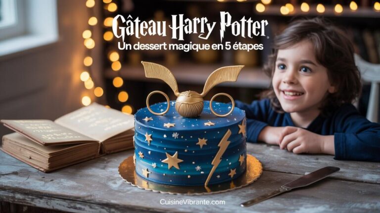 Gâteau Harry Potter : un dessert magique en 5 étapes