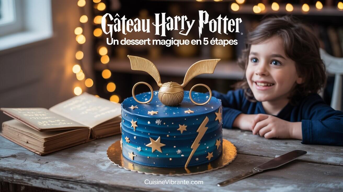 Gâteau Harry Potter : un dessert magique en 5 étapes