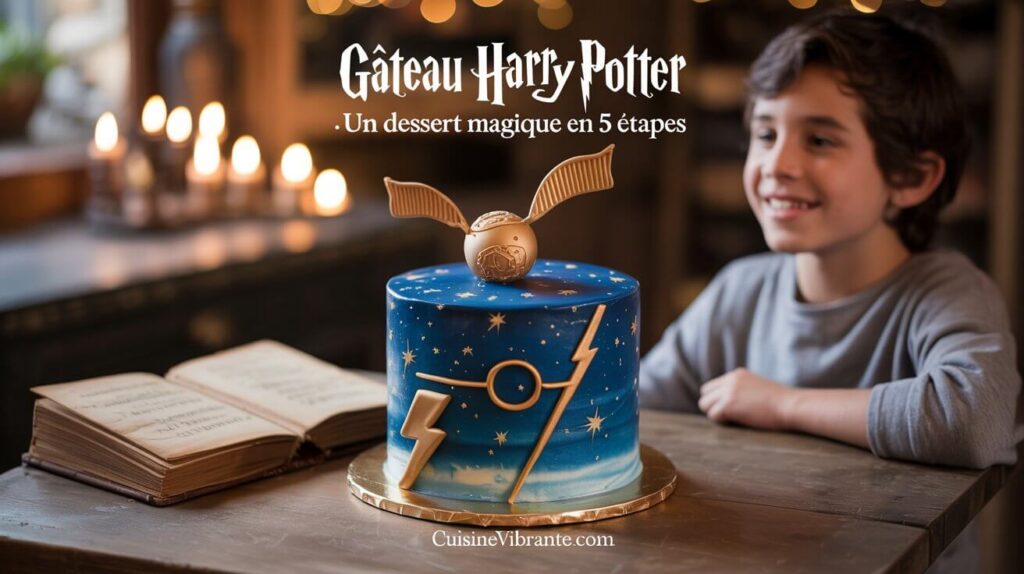 Gâteau Harry Potter : un dessert magique en 5 étapes