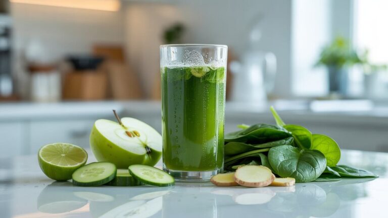 Recettes de boissons saines : 5 jus verts énergisants