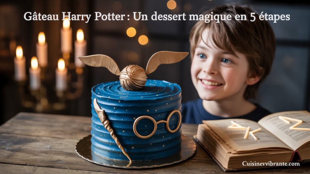 Gâteau Harry Potter : un dessert magique en 5 étapes