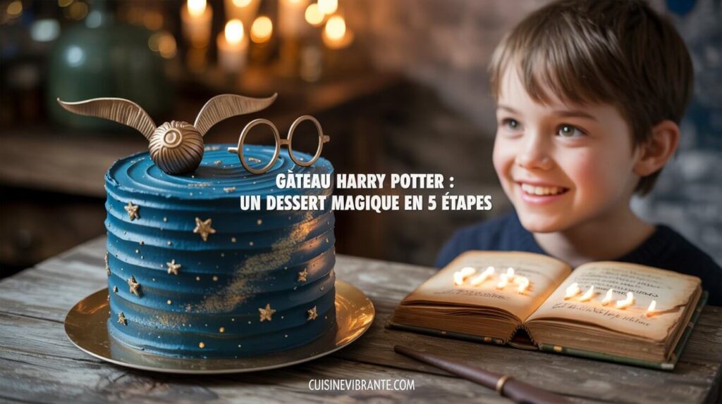 Gâteau Harry Potter : un dessert magique en 5 étapes