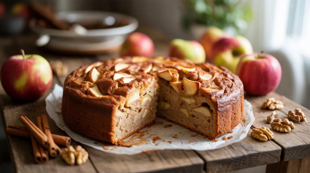 Gâteau aux pommes santé : La recette facile en 5 ingrédients