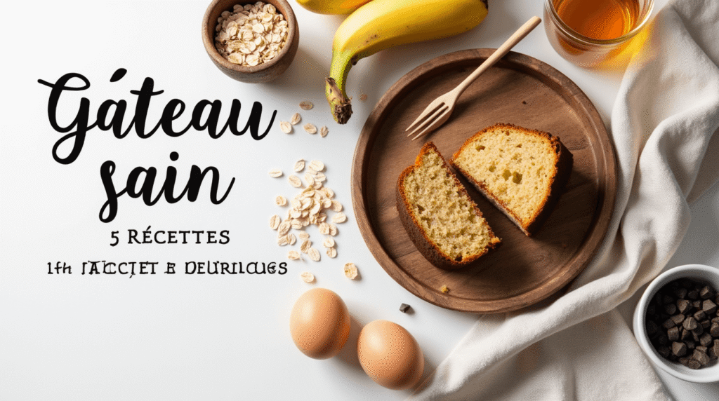 Gâteau sain : 5 Recettes Faciles et Délicieuses