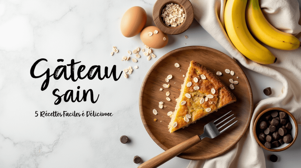 Gâteau sain : 5 Recettes Faciles et Délicieuses
