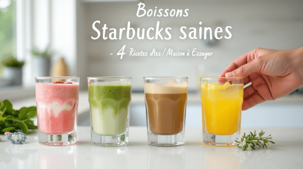 Boissons Starbucks saines : 4 Recettes Maison à Essayer
