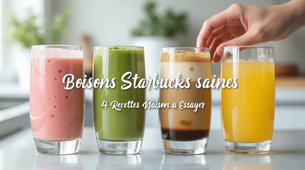 Boissons Starbucks saines : 4 Recettes Maison à Essayer