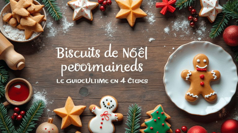 Biscuits de Noël personnalisés : Le Guide Ultime en 4 Étapes