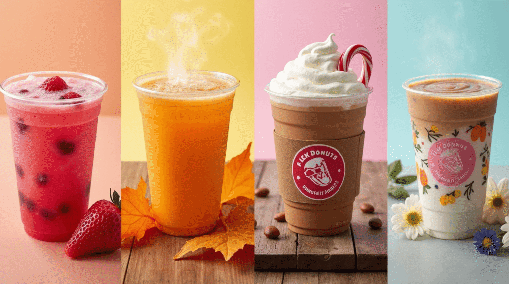 Boissons Dunkin' Donuts: 4 styles pour chaque saison