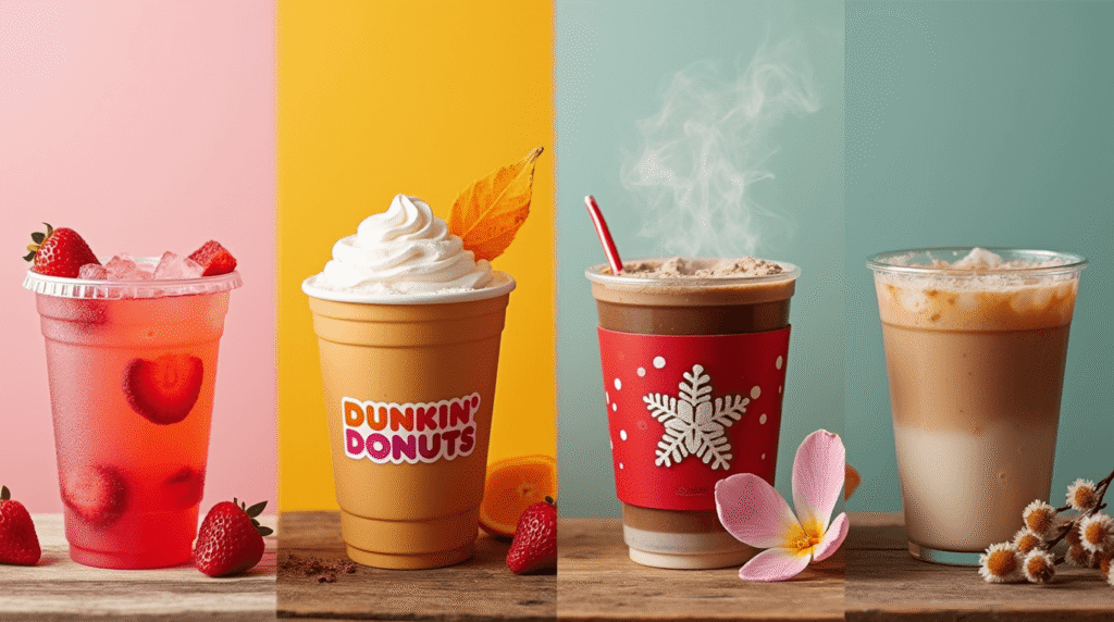 Boissons Dunkin' Donuts: 4 styles pour chaque saison