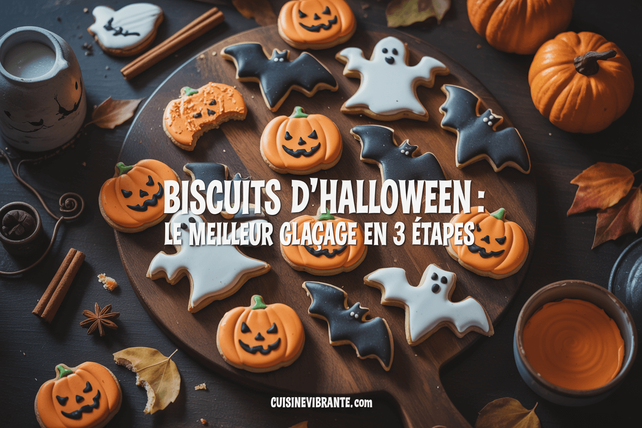 Biscuits d'Halloween : Le meilleur glaçage en 3 étapes