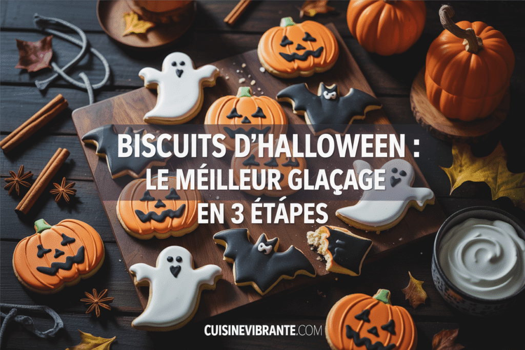 Biscuits d'Halloween : Le meilleur glaçage en 3 étapes