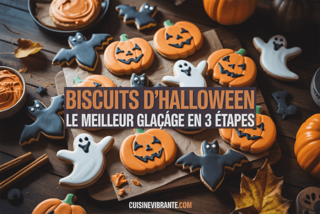 Biscuits d'Halloween : Le meilleur glaçage en 3 étapes