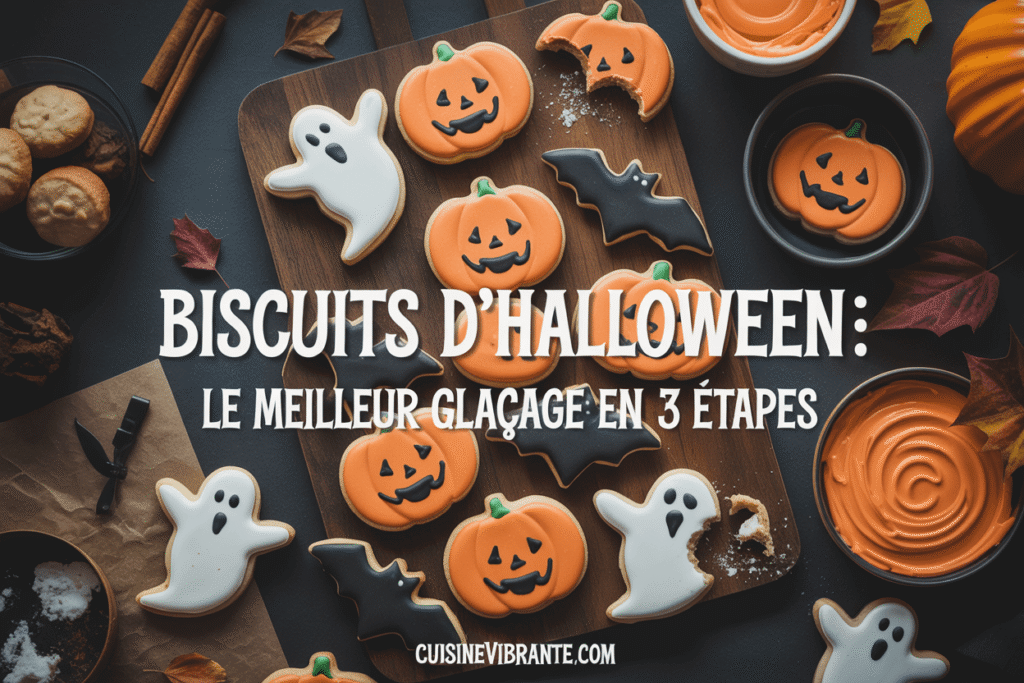 Biscuits d'Halloween : Le meilleur glaçage en 3 étapes