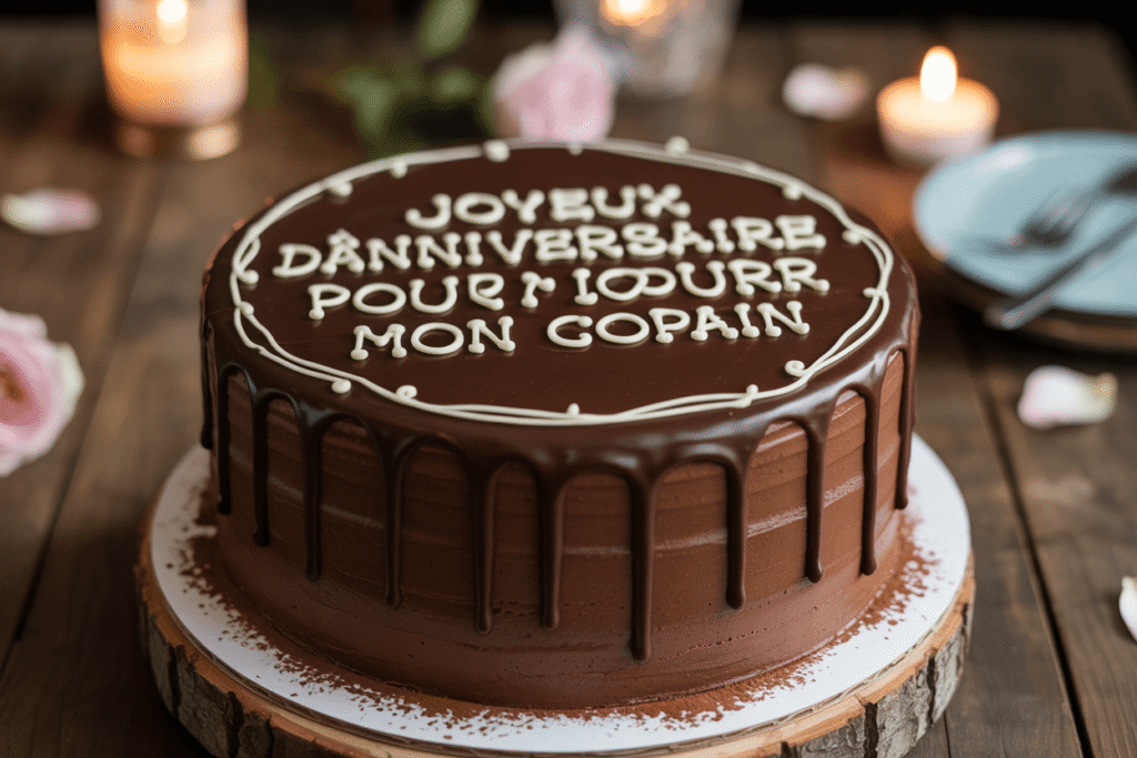 Gâteau d'anniversaire pour mon copain : Un Modèle Personnalisé En 5 Étapes