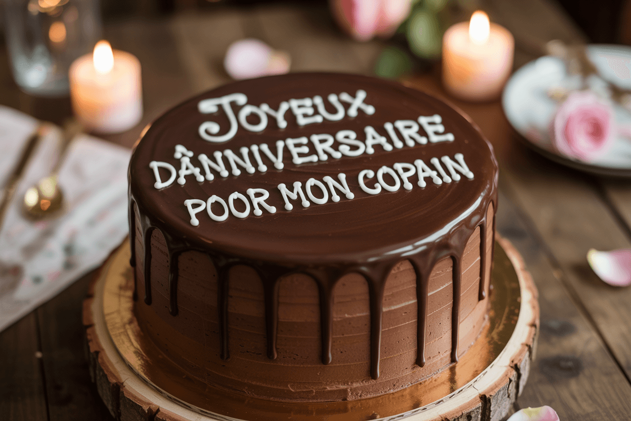 Gâteau d'anniversaire pour mon copain : Un Modèle Personnalisé En 5 Étapes
