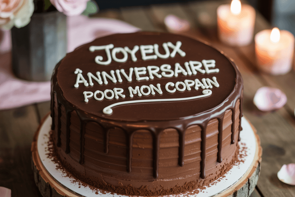 Gâteau d'anniversaire pour mon copain : Un Modèle Personnalisé En 5 Étapes