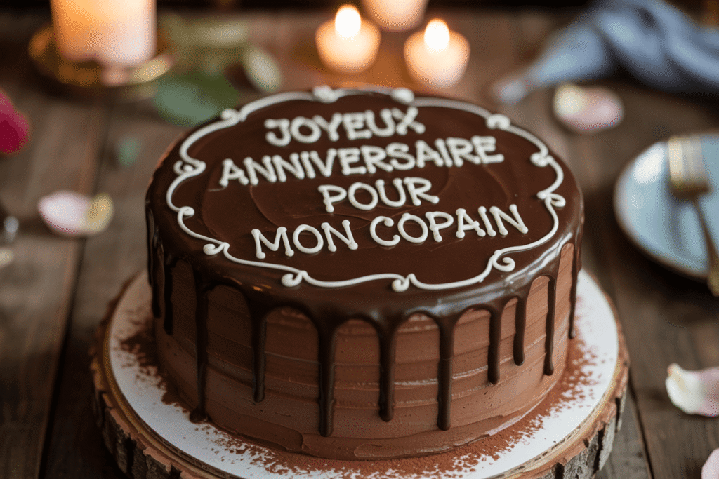 Gâteau d'anniversaire pour mon copain : Un Modèle Personnalisé En 5 Étapes