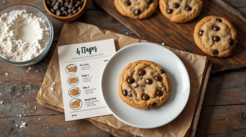 Recette de Cookies : 4 Étapes pour une Réussite Garantie