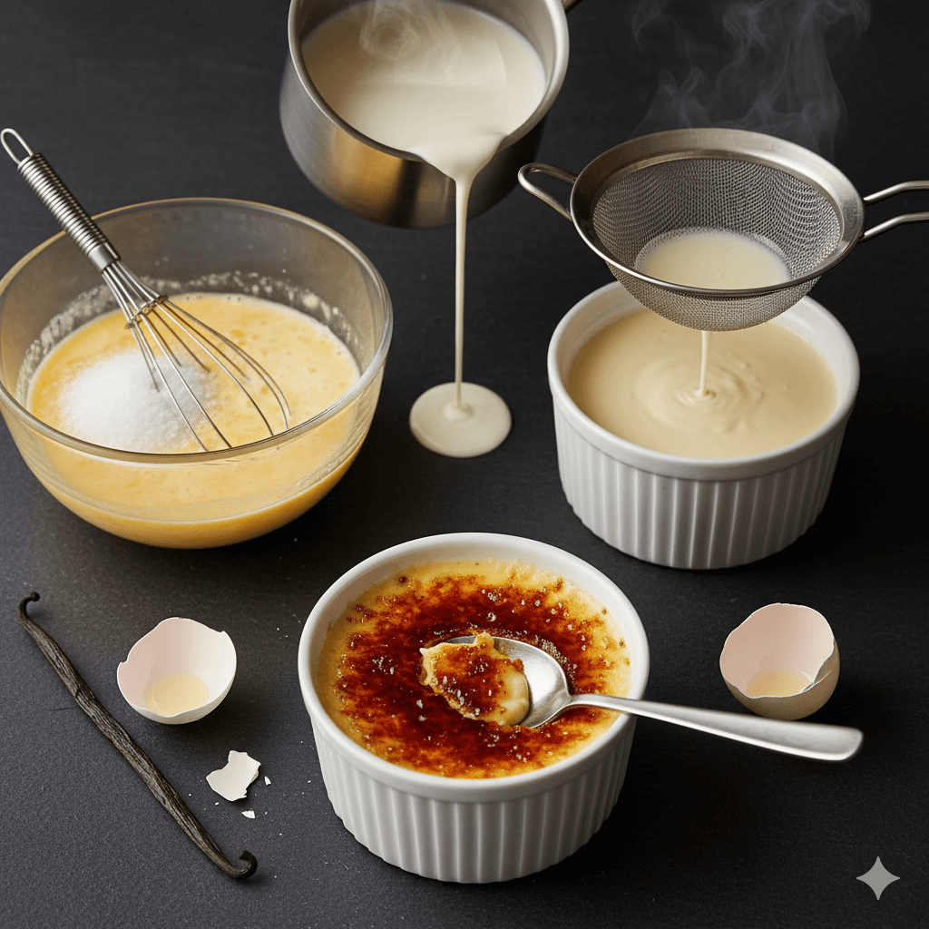 Crème Brûlée : 3 Étapes Pour une Texture Onctueuse