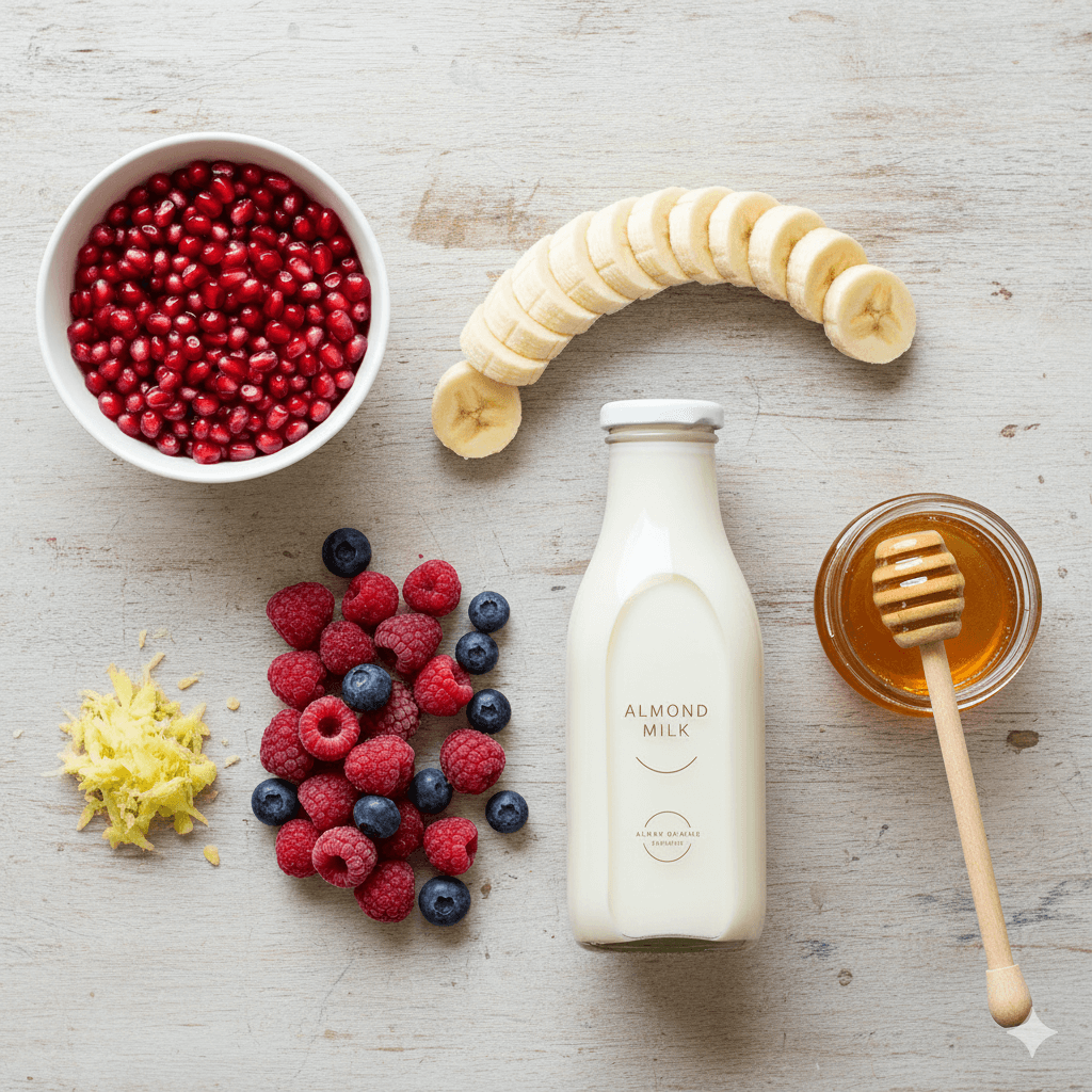 Jus de grenade : La recette du smoothie énergie en 5 min