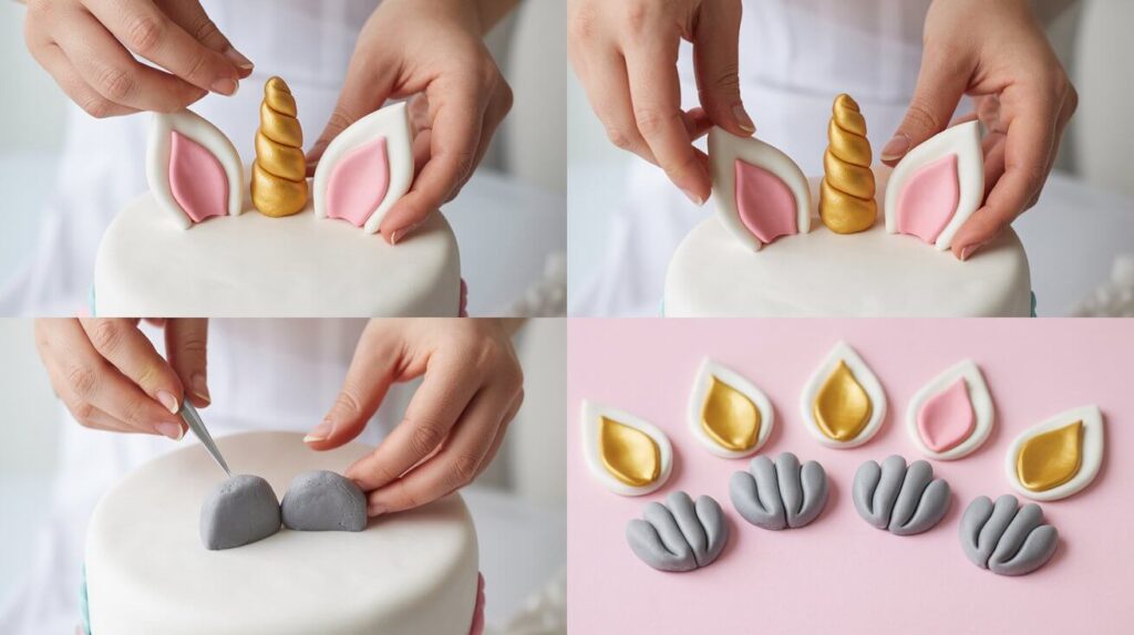 Gâteau Licorne : 4 Étapes pour des Oreilles et Sabots Parfaits