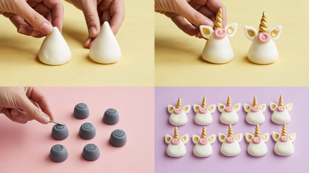 Gâteau Licorne : 4 Étapes pour des Oreilles et Sabots Parfaits