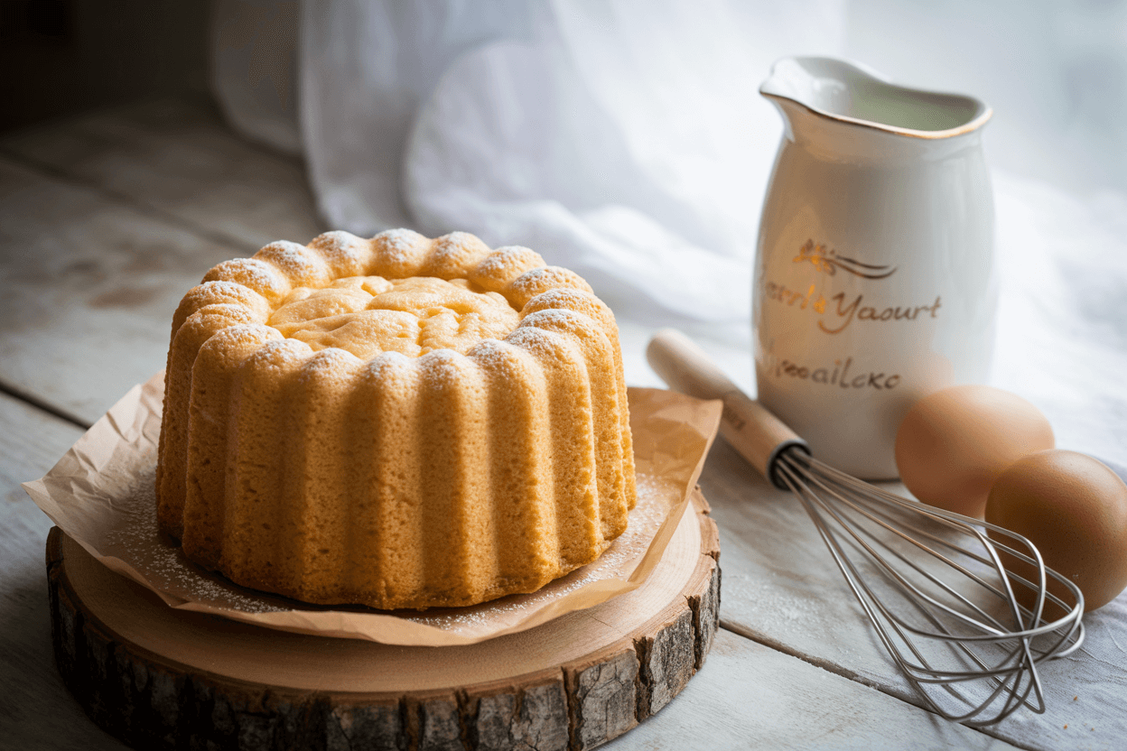 Gateau au yaourt : la recette en 4 étapes ultra-rapides