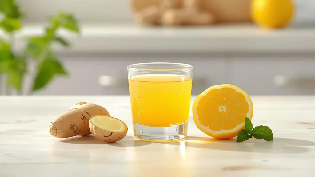 Shot Gingembre : La Recette Simple en 4 Étapes