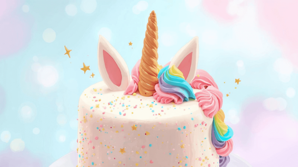 Focus gâteau licorne : 3 étapes pour des cornes dorées