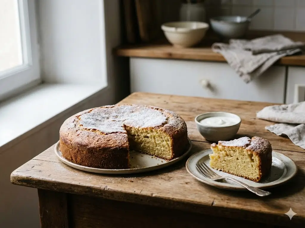 Gâteau au yaourt moelleux de grand-mère en 5 minutes chrono