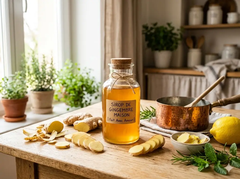sirop de gingembre : comment le faire maison en 3 étapes