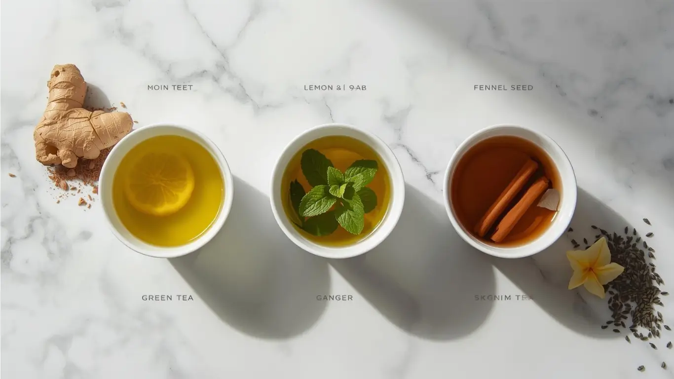 Thé minceur ventre plat : 3 recettes à boire le soir