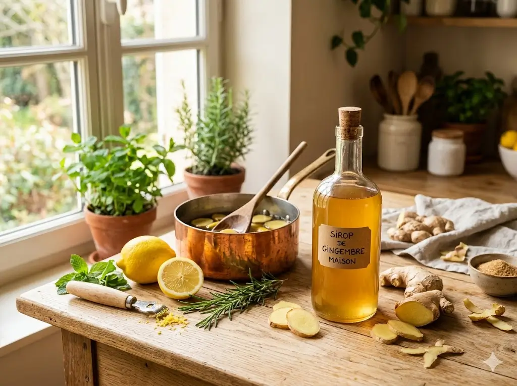 sirop de gingembre : comment le faire maison en 3 étapes