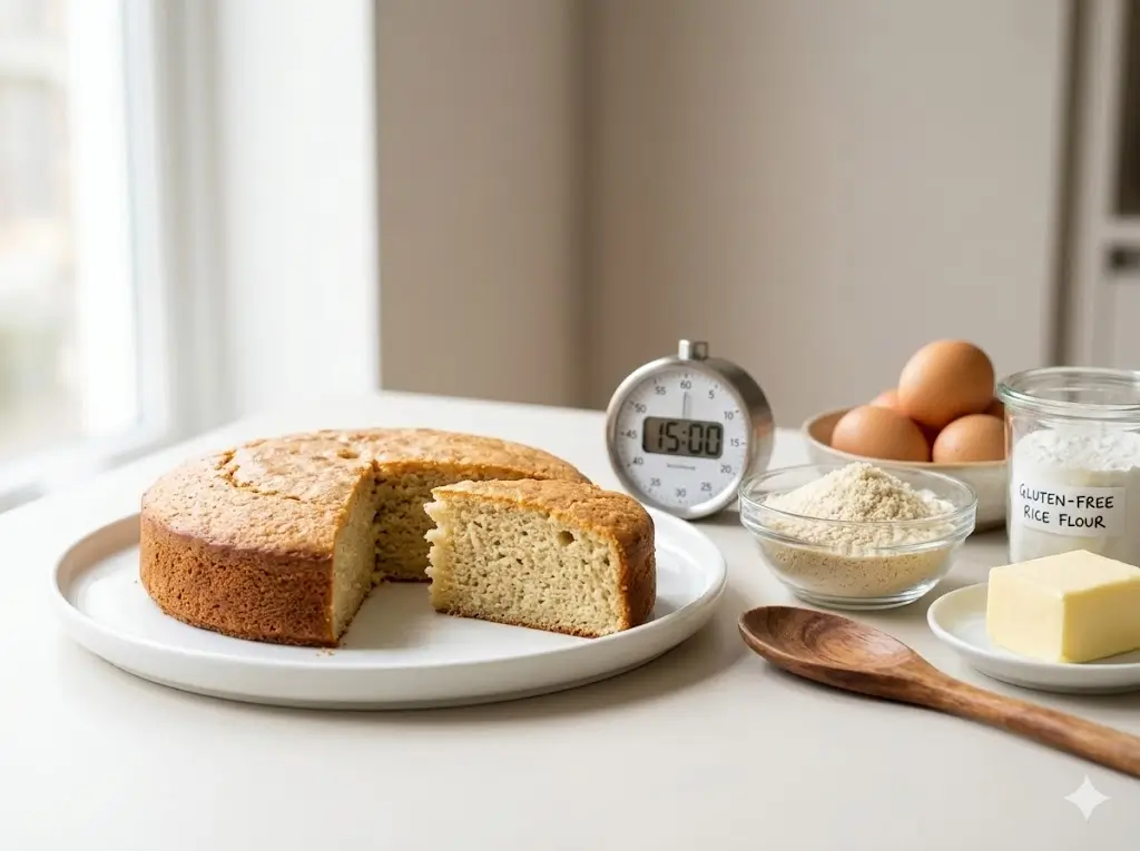 Comment Faire un Gateau Sans Gluten en 15 Minutes