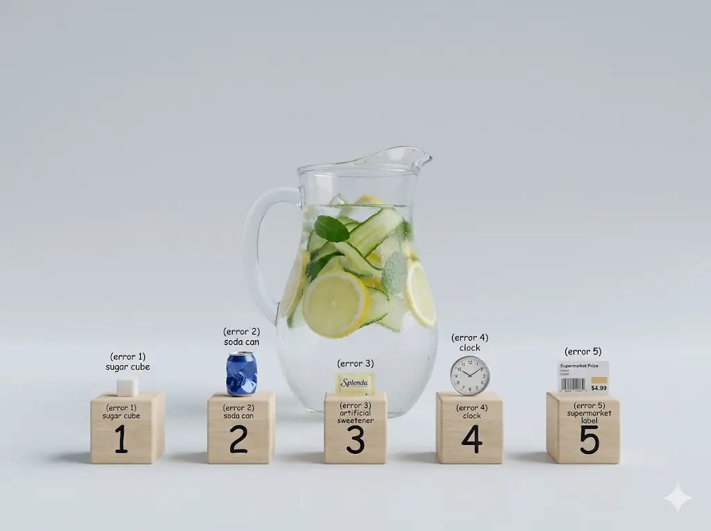 Boisson sans sucre : 5 erreurs à éviter pour mincir